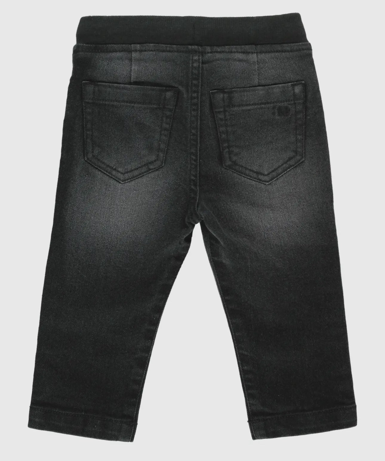 Rugged Butts Black Wash Pull On Denim Jeans