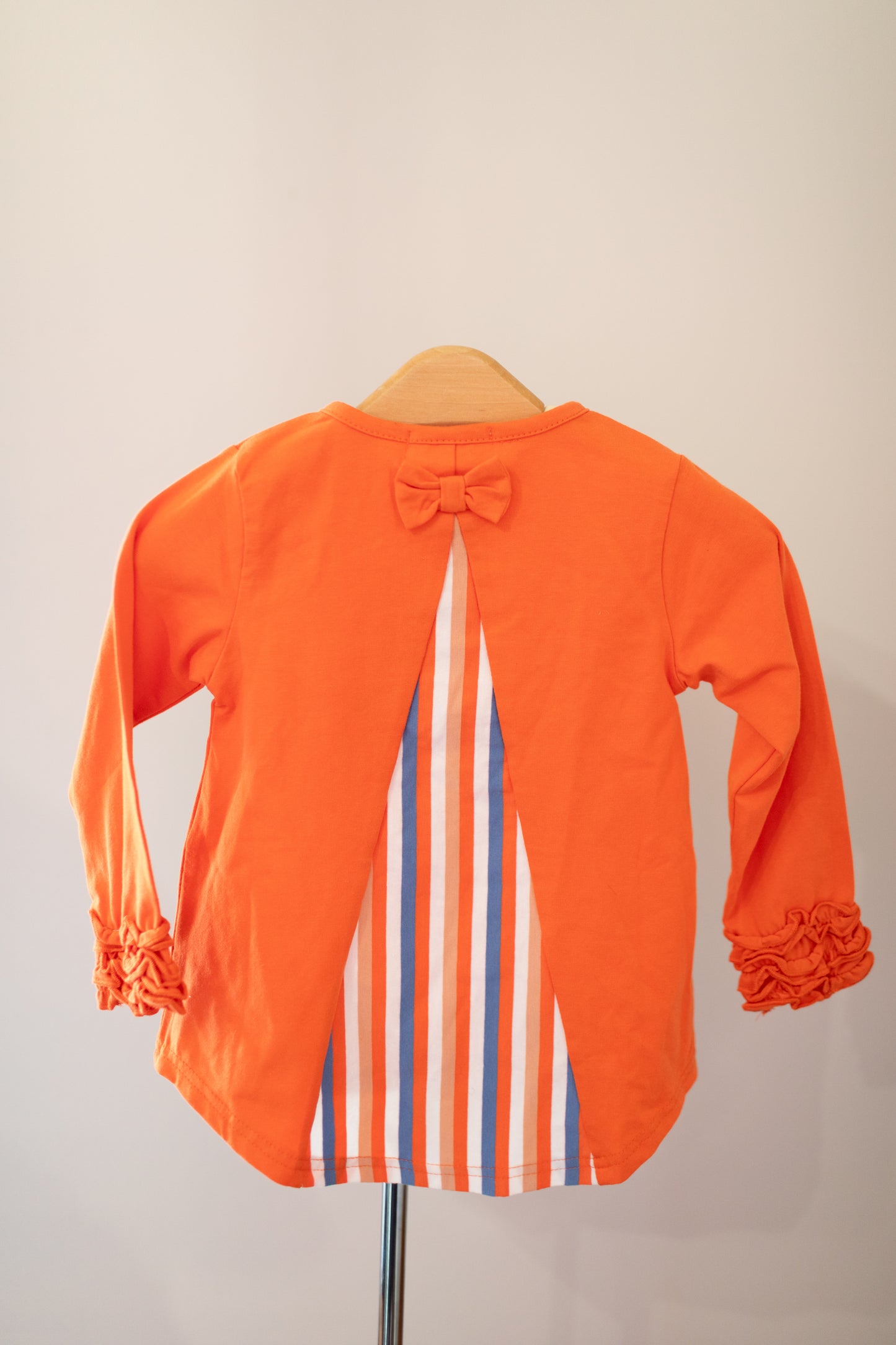 Orange High-Low Shirt