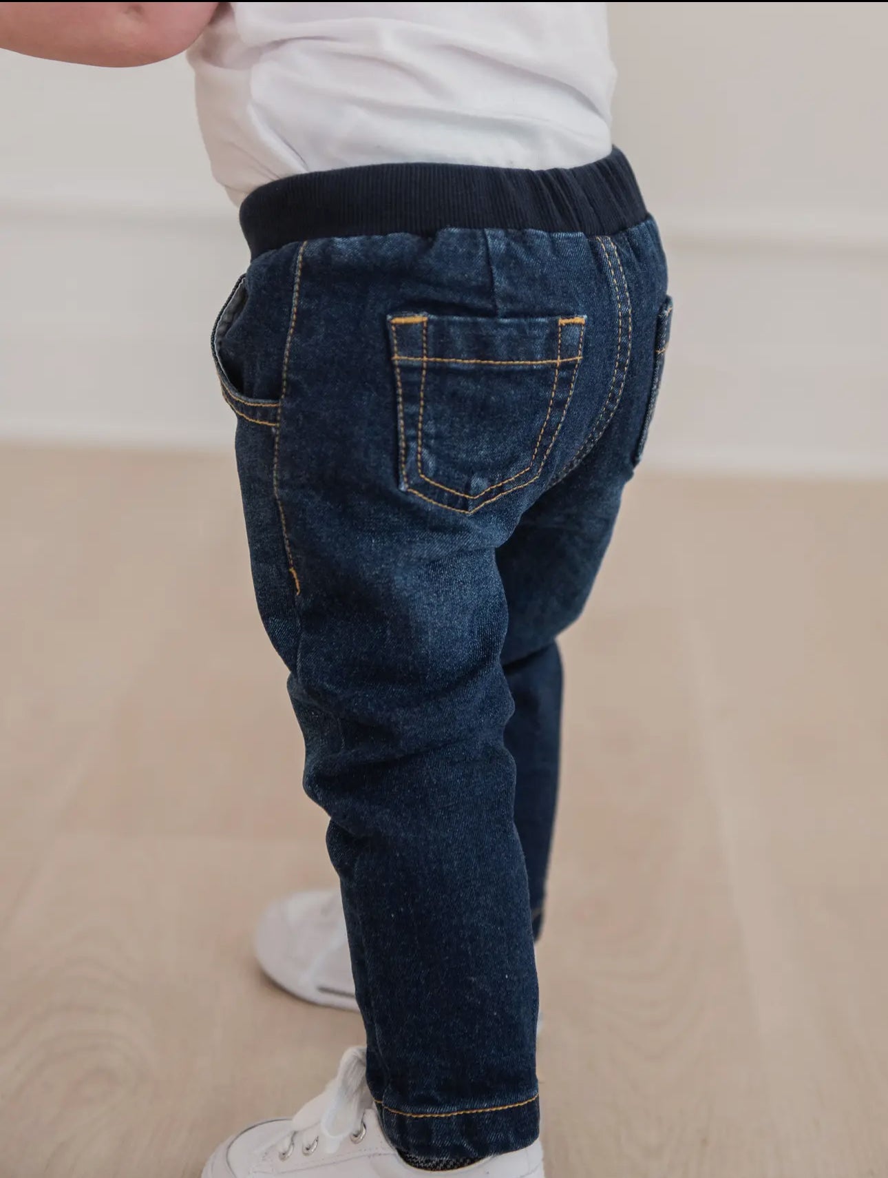 Rugged Butts Medium Wash Pull On Denim Jeans