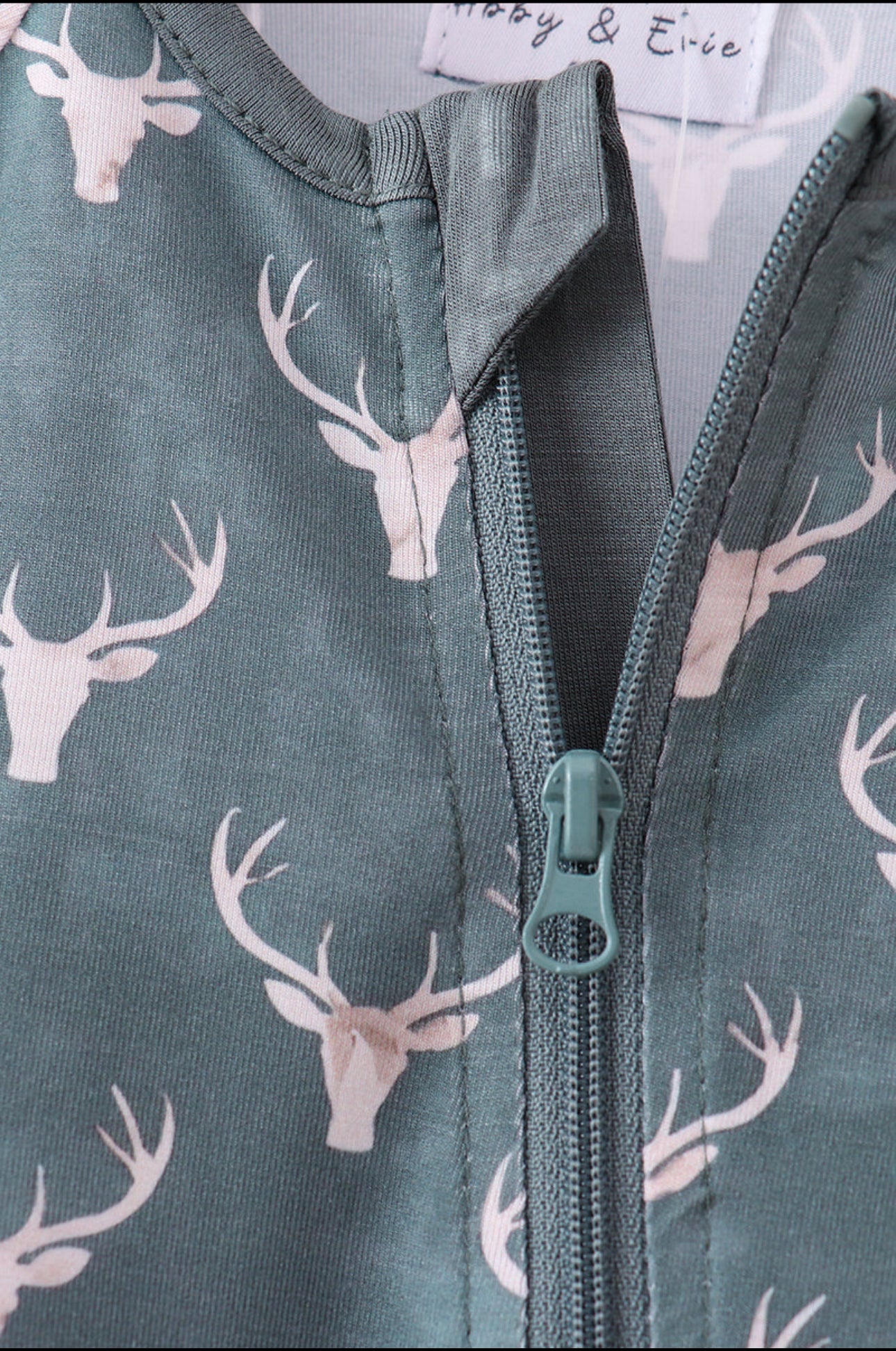 Premium Forest Reindeer Bamboo Romper