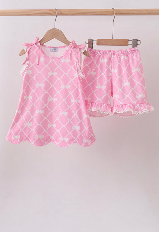 Pink Bow Set