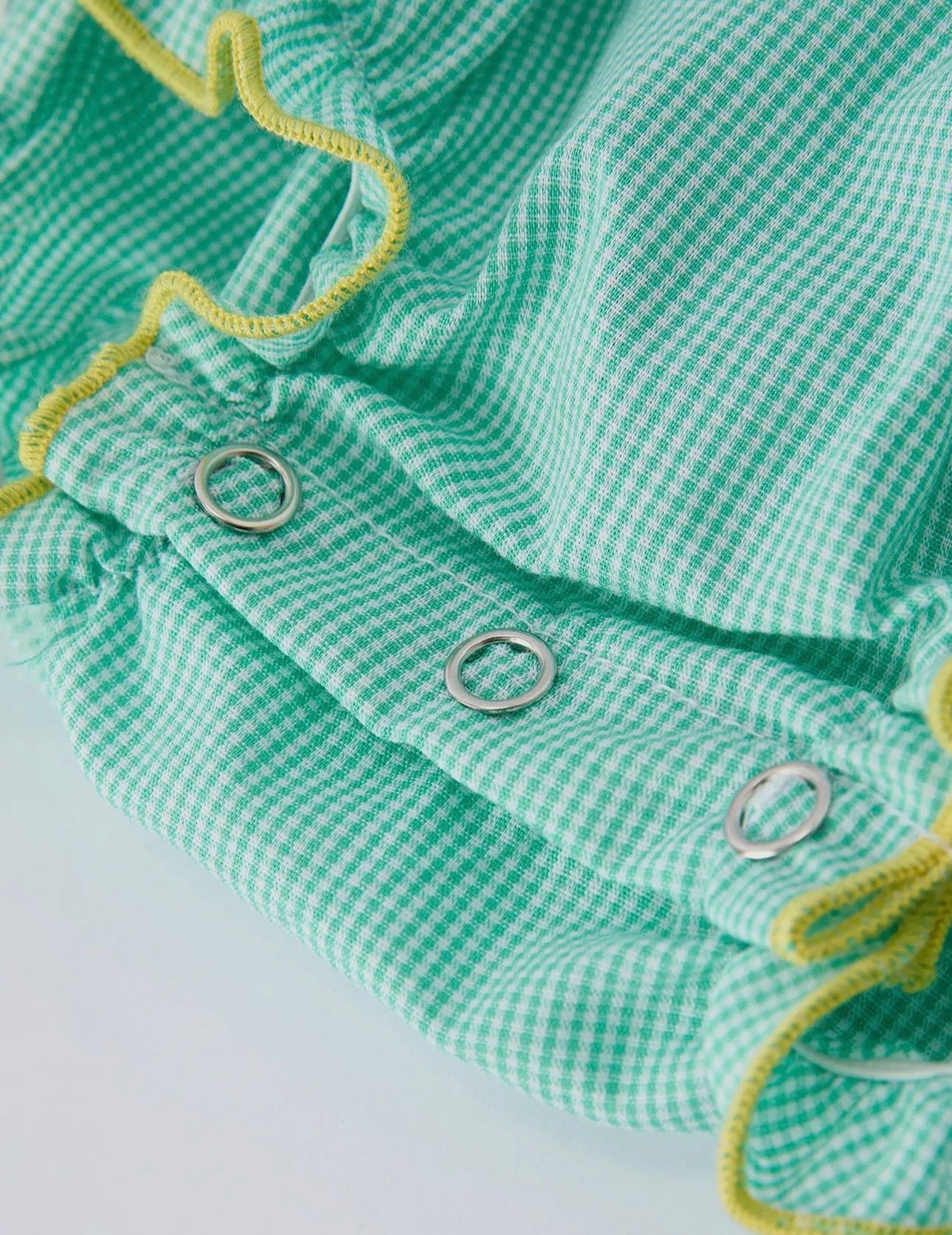 Ice Cream Embroidery Baby Girls Romper