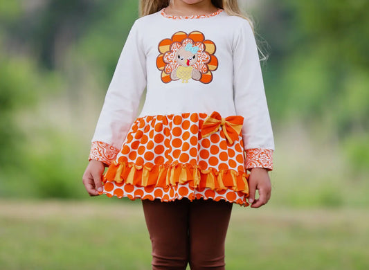 Girls Thanksgiving Turkey Set