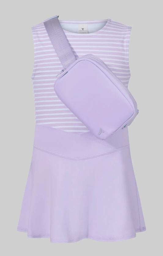 Little Girls Tank Crossover Skort Set w/Bag