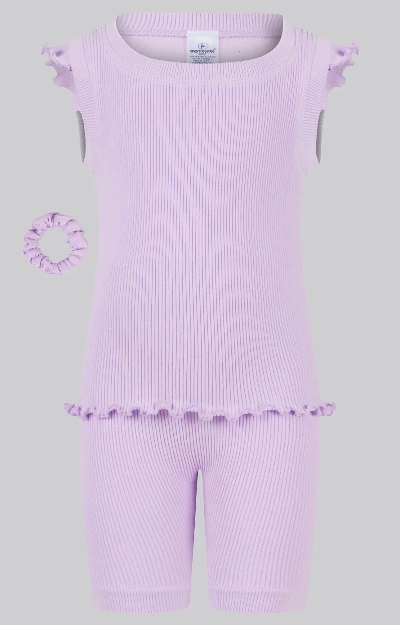 Toddler Girls Ribbed Seamless Tank & Bike Short Set