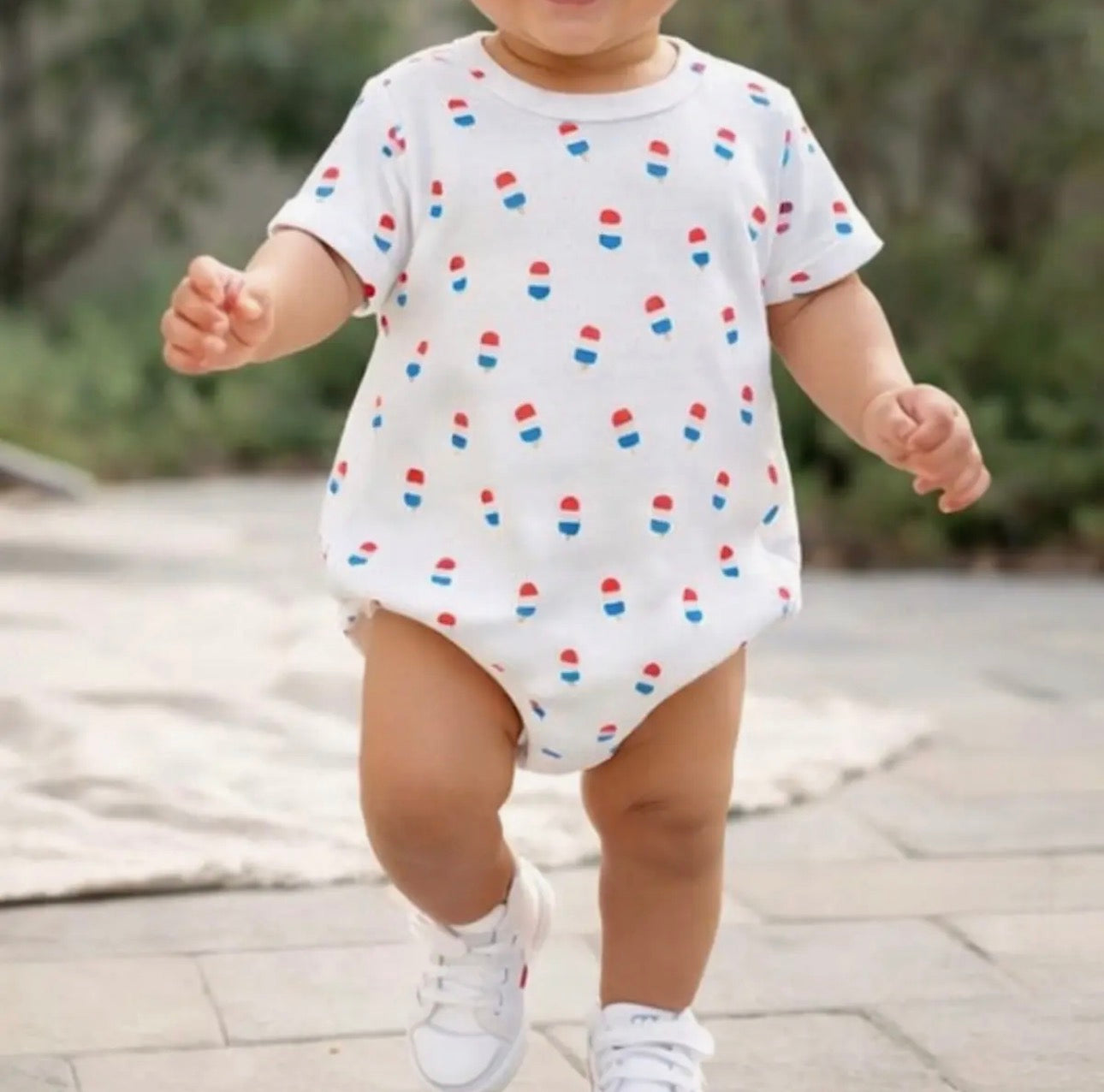 Popsicle Organic Pointelle TShirt Bubble
