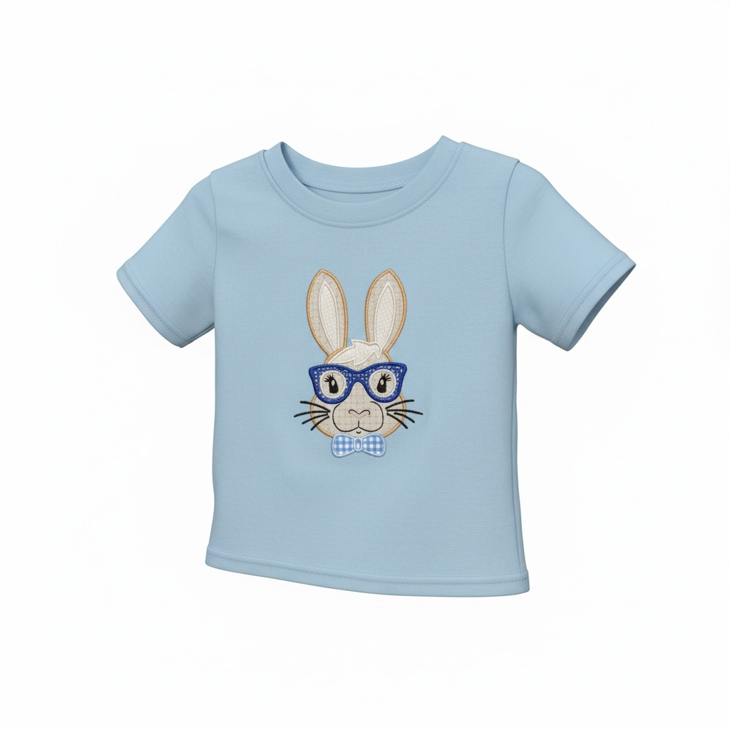 Boys Blue Bunny Shirt