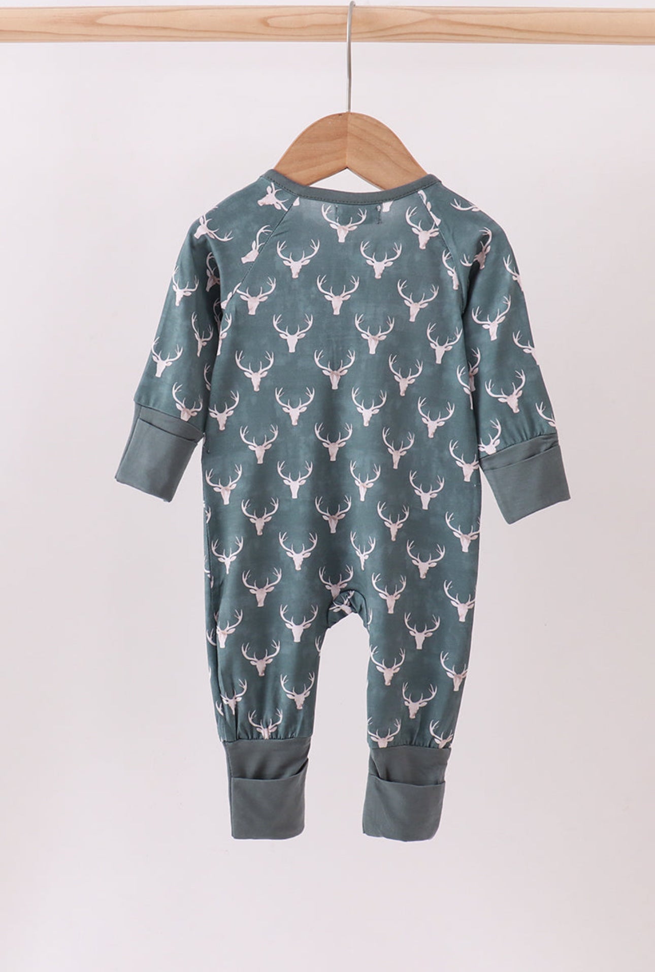 Premium Forest Reindeer Bamboo Romper