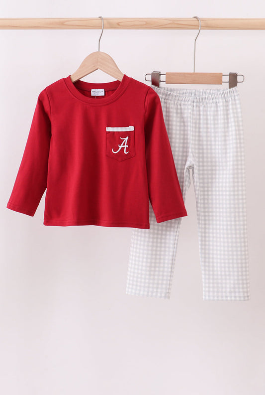 Alabama Gingham Boys Set