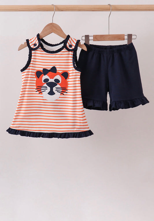 Auburn Tiger Striped Set