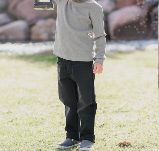 Rugged Butts Boys Black Wash Denim Jeans