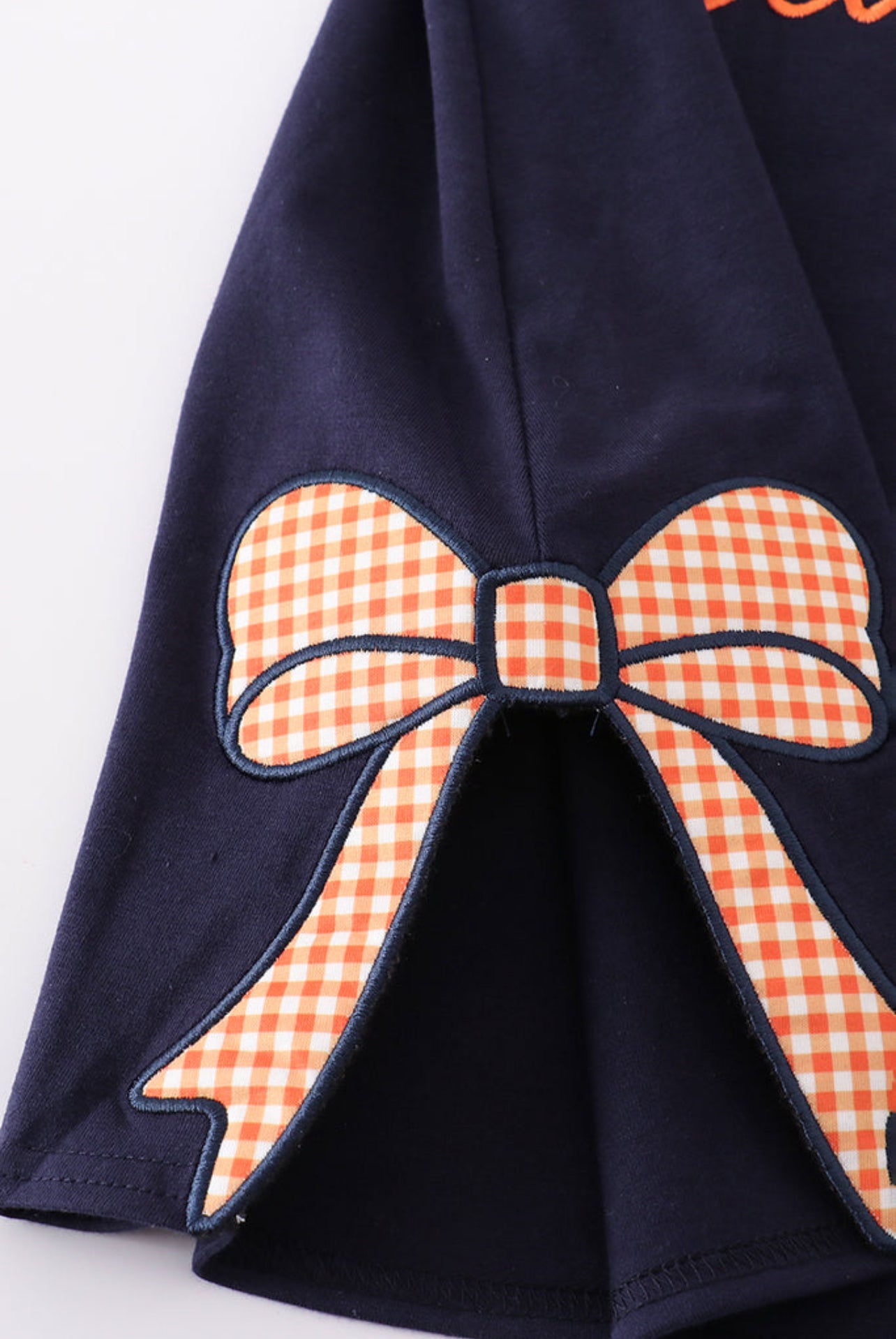 Auburn Applique Bow Dress