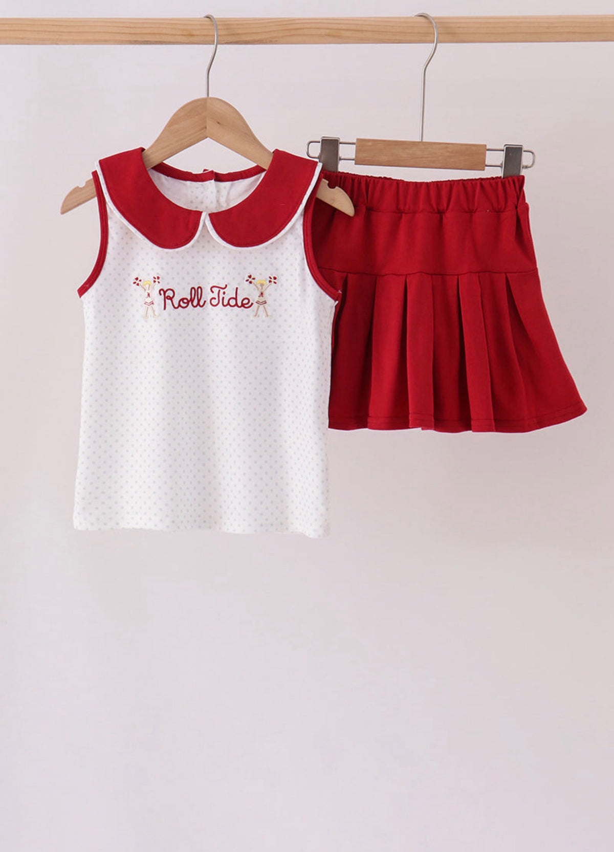 Red Alabama Roll Tide Skort Set