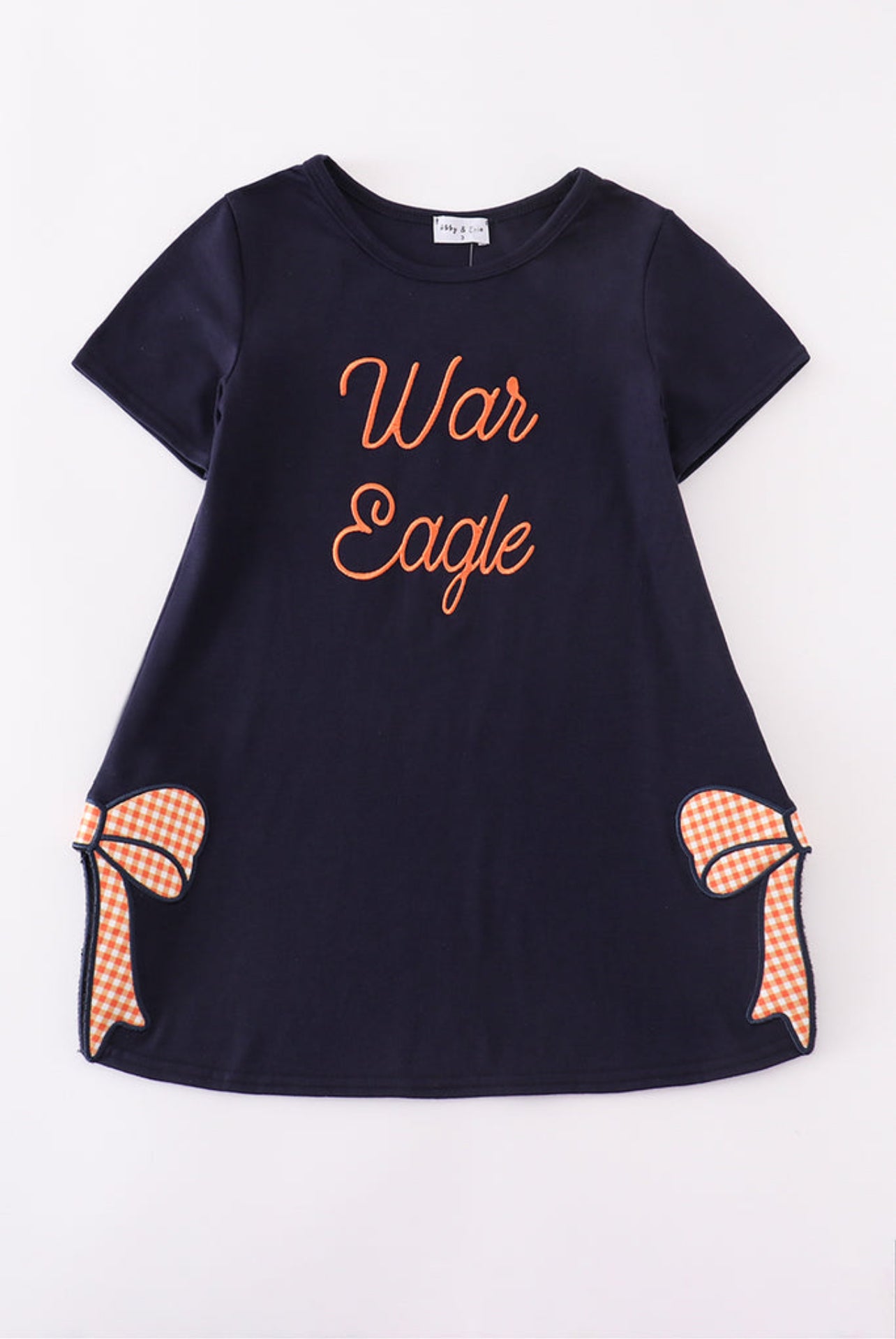 Auburn Applique Bow Dress