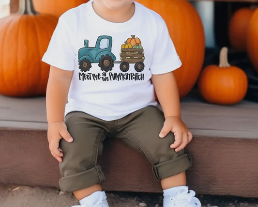 Meet Me At The Pumpkin Patch Boys Tee